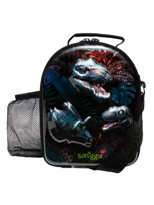 SMIGGLE Roarsome Hardtop Curve Lunchbox With Strap - Black