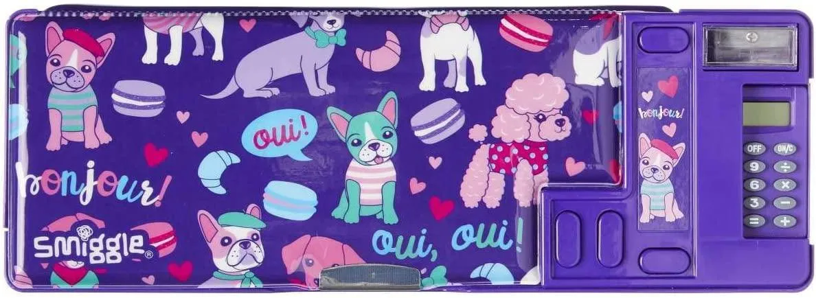 SMIGGLE Woah Pop Out Pencil Case - Purple