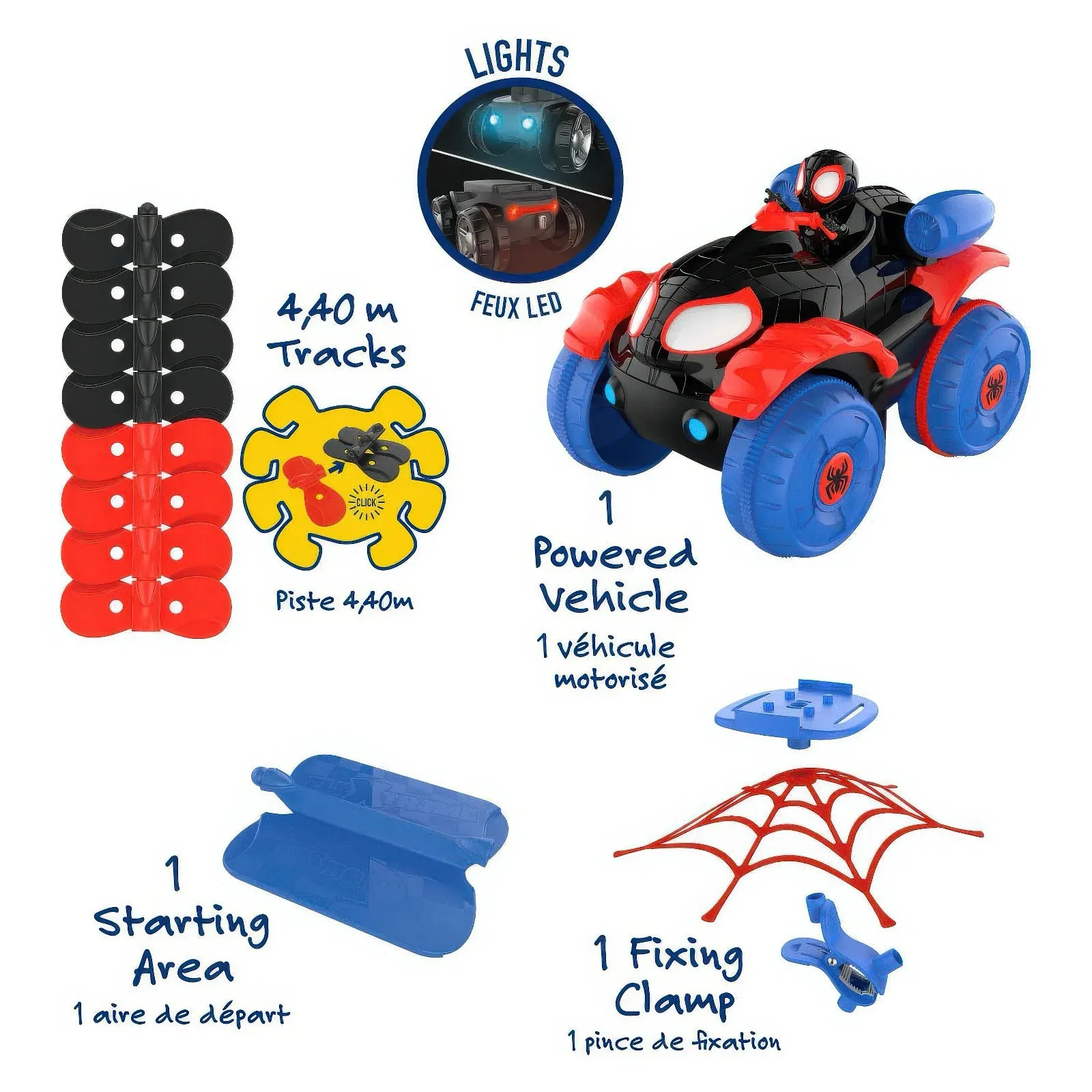 Smoby Spidey FleXtreme Racetrack Discovery Set