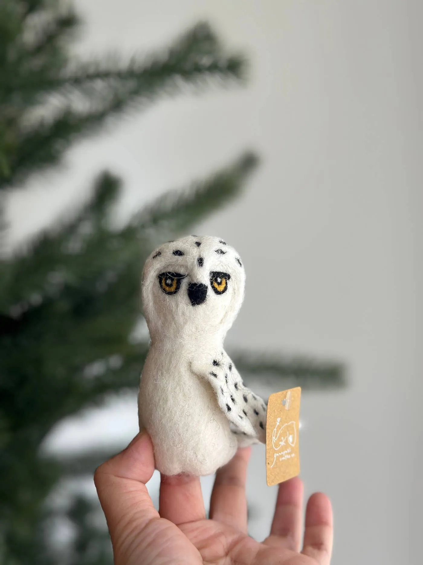 Snowy Owl Finger Puppet Odin Parker