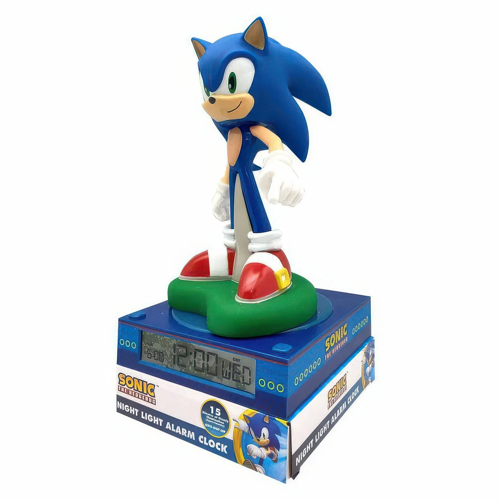 Sonic The Hedgehog 3D Nightlight, Alarm Clock with Light