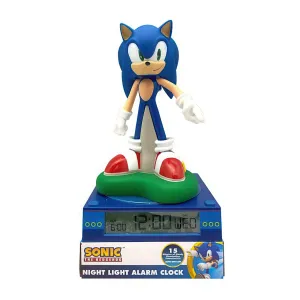 Sonic The Hedgehog 3D Nightlight, Alarm Clock with Light
