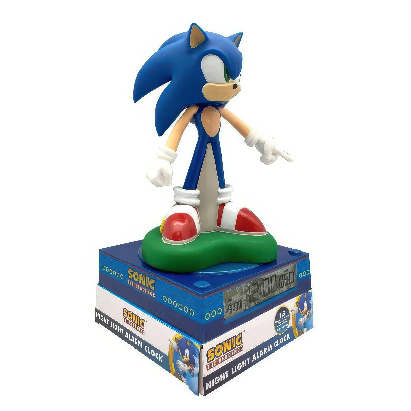 Sonic The Hedgehog 3D Nightlight, Alarm Clock with Light