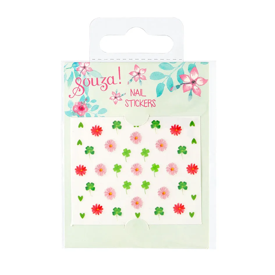Souza Nail Stickers Flowers Mint