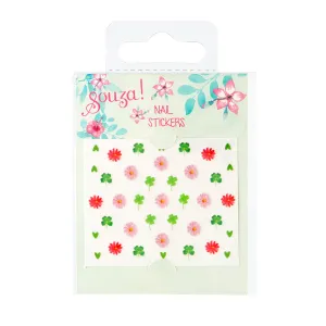 Souza Nail Stickers Flowers Mint