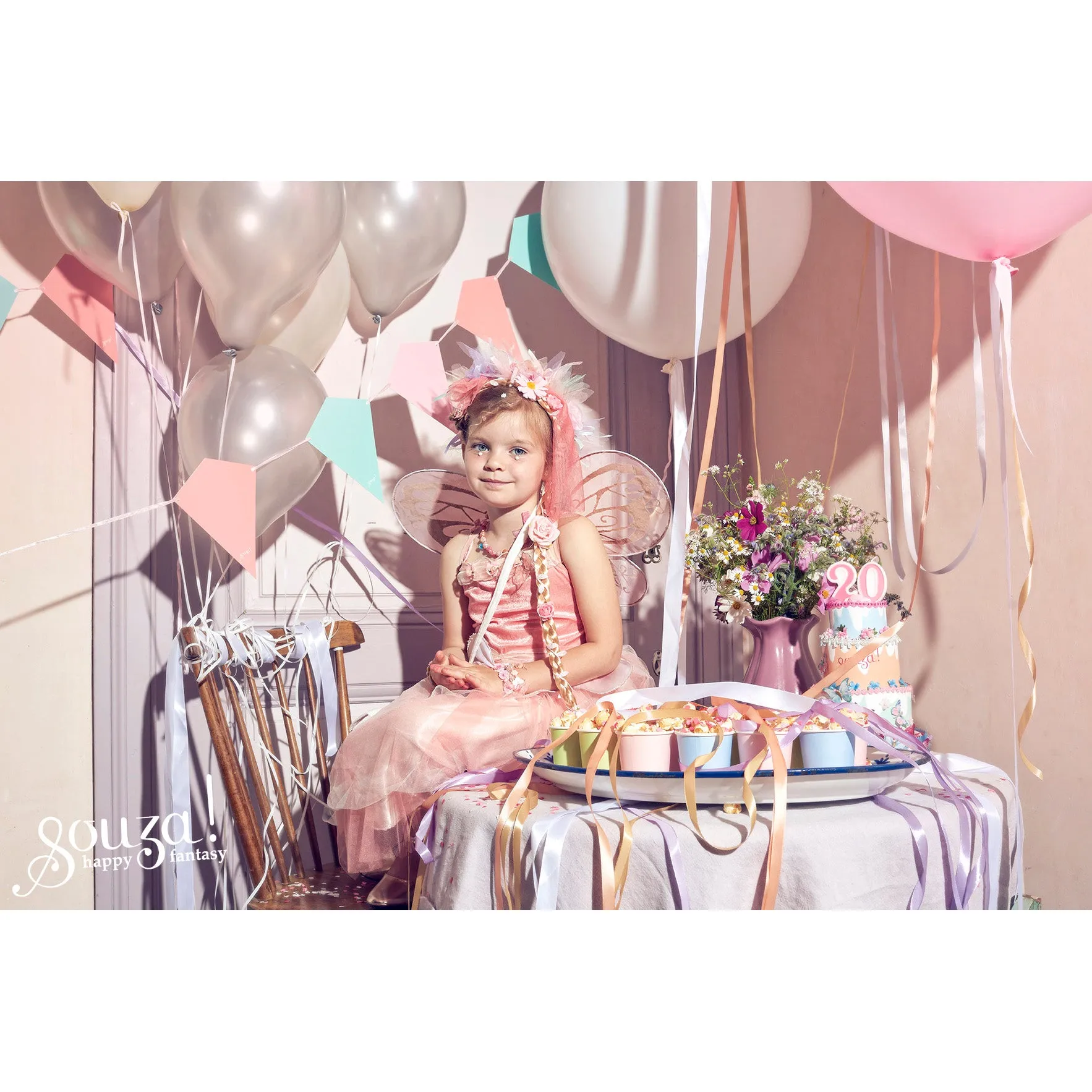 Souza Sophia Wings-Wand Set Light Pink