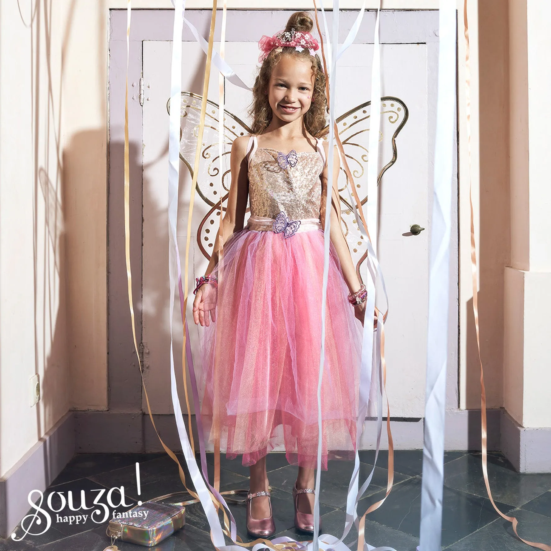 Souza Sophia Wings-Wand Set Light Pink