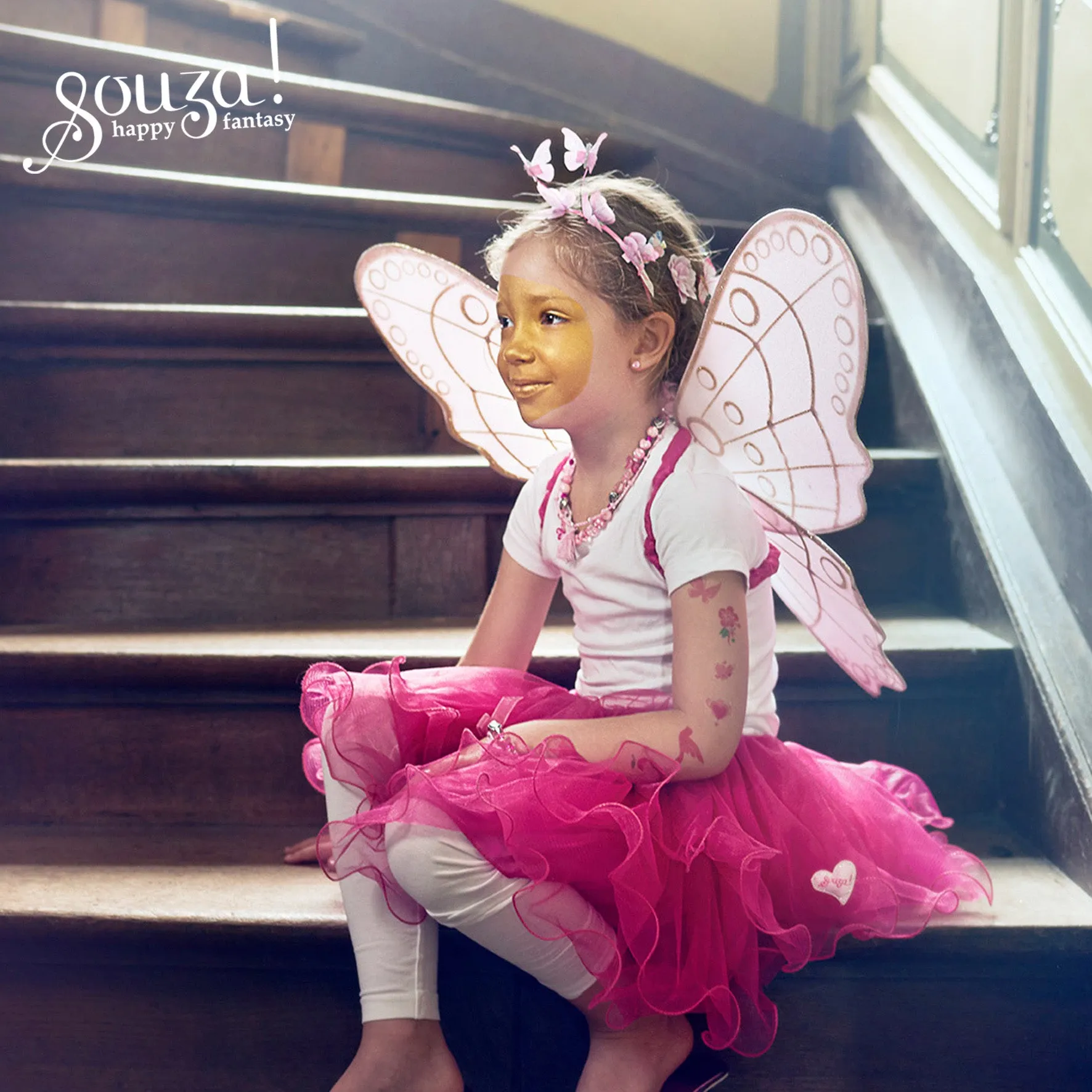 Souza Sophia Wings-Wand Set Light Pink