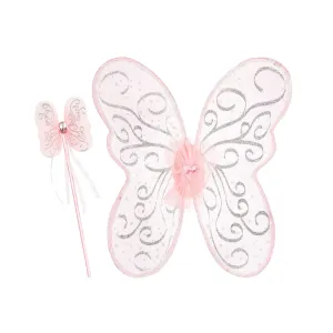 Souza Sophia Wings-Wand Set Light Pink