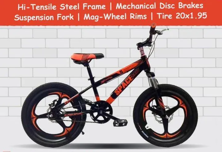 Spacebaby 20-inch BMX Bicycle - Blue