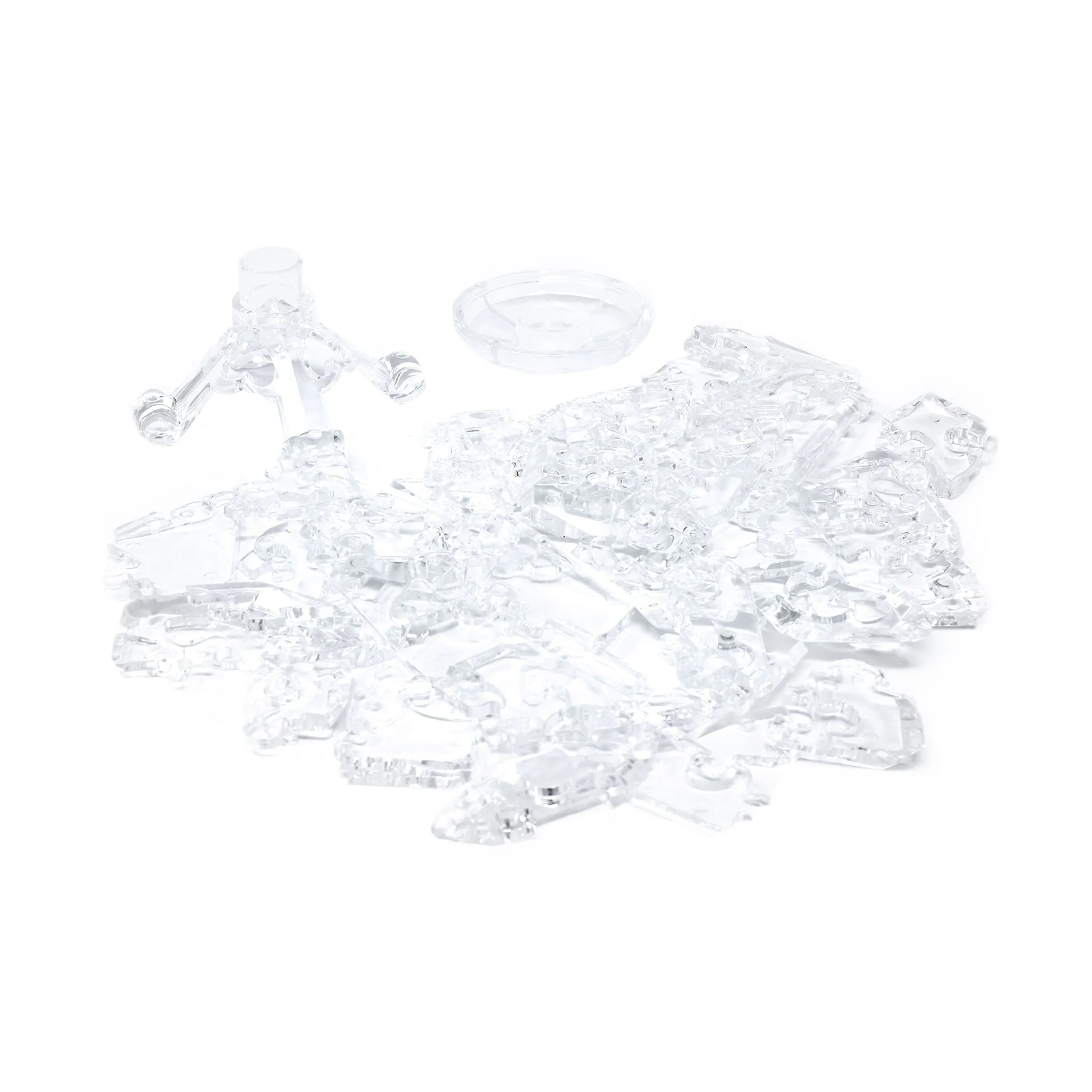 Sparkling Gem 3D Crystal Diamond Puzzle - Clear, 43 Pieces