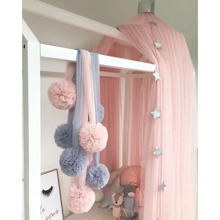 Spinkie Baby | Pom Garland | Light Pink