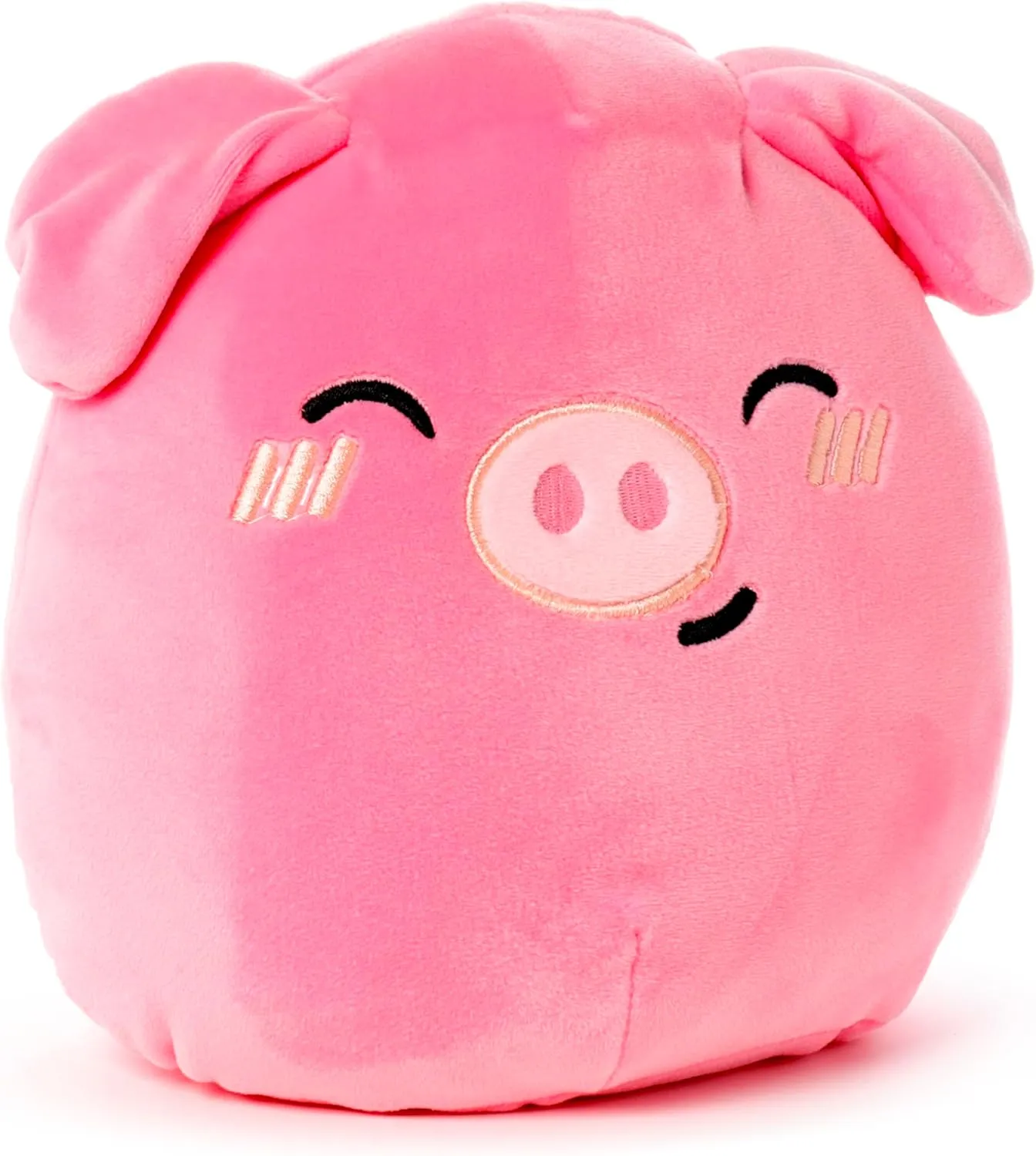 Squidglys Oliver the Pig Adoramals Farm Plush Toy - Soft Velboa Plush for Ages 3 