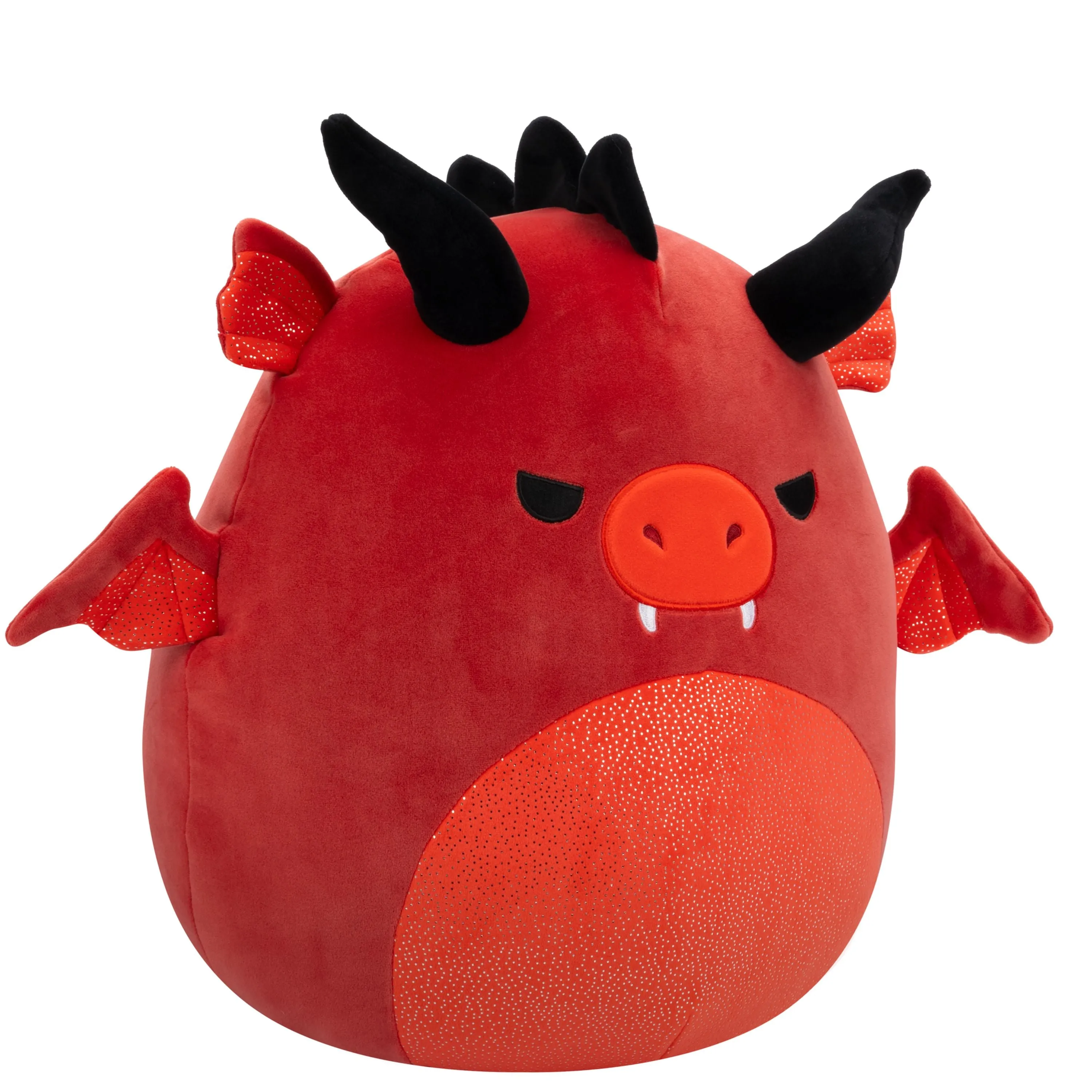Squishmallows 14 Inch S20 Red Dragon With Angry Eyes And Sparkle Belly