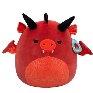 Squishmallows 14 Inch S20 Red Dragon With Angry Eyes And Sparkle Belly