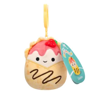 Squishmallows 3.5 Inch Plush Clip-On S20 Gasten Strawberry Crepe