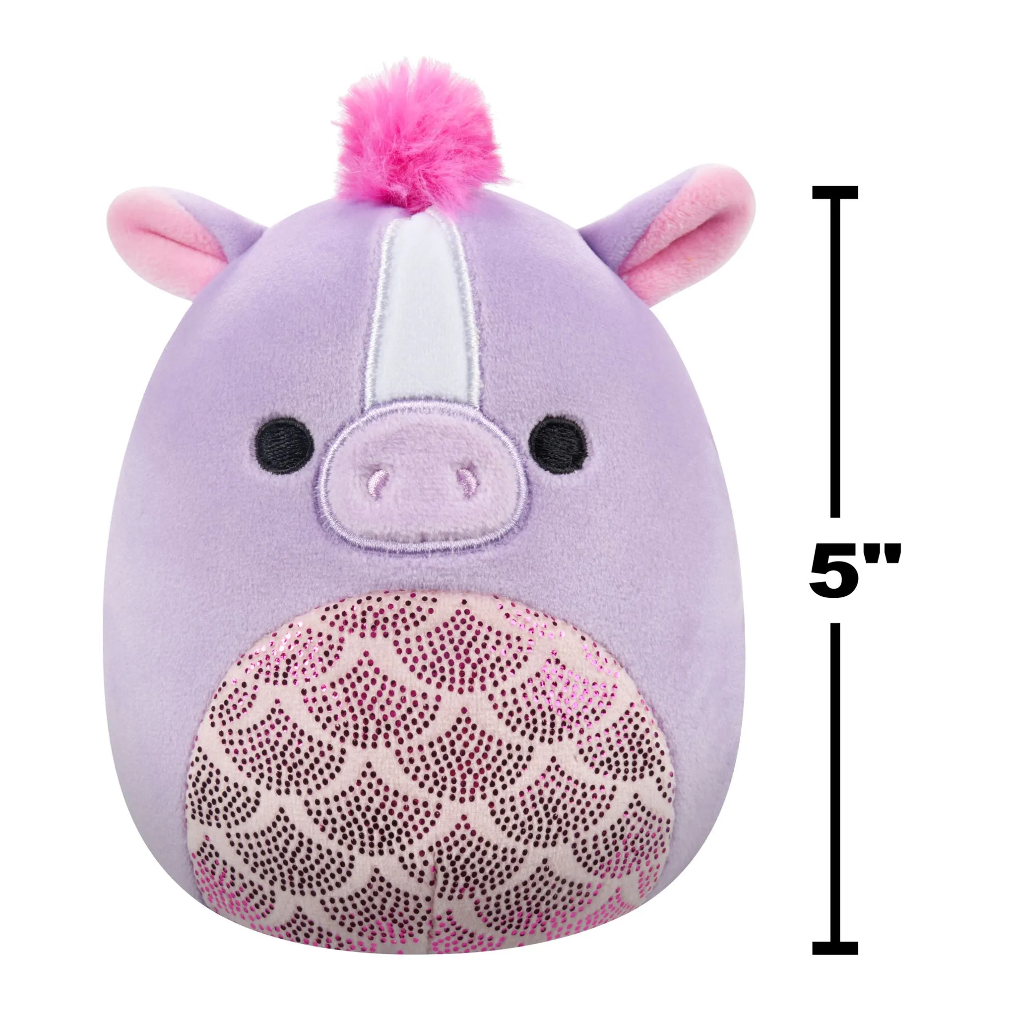 Squishmallows 5 Inch Plush Quayn The Purple Hippocampus