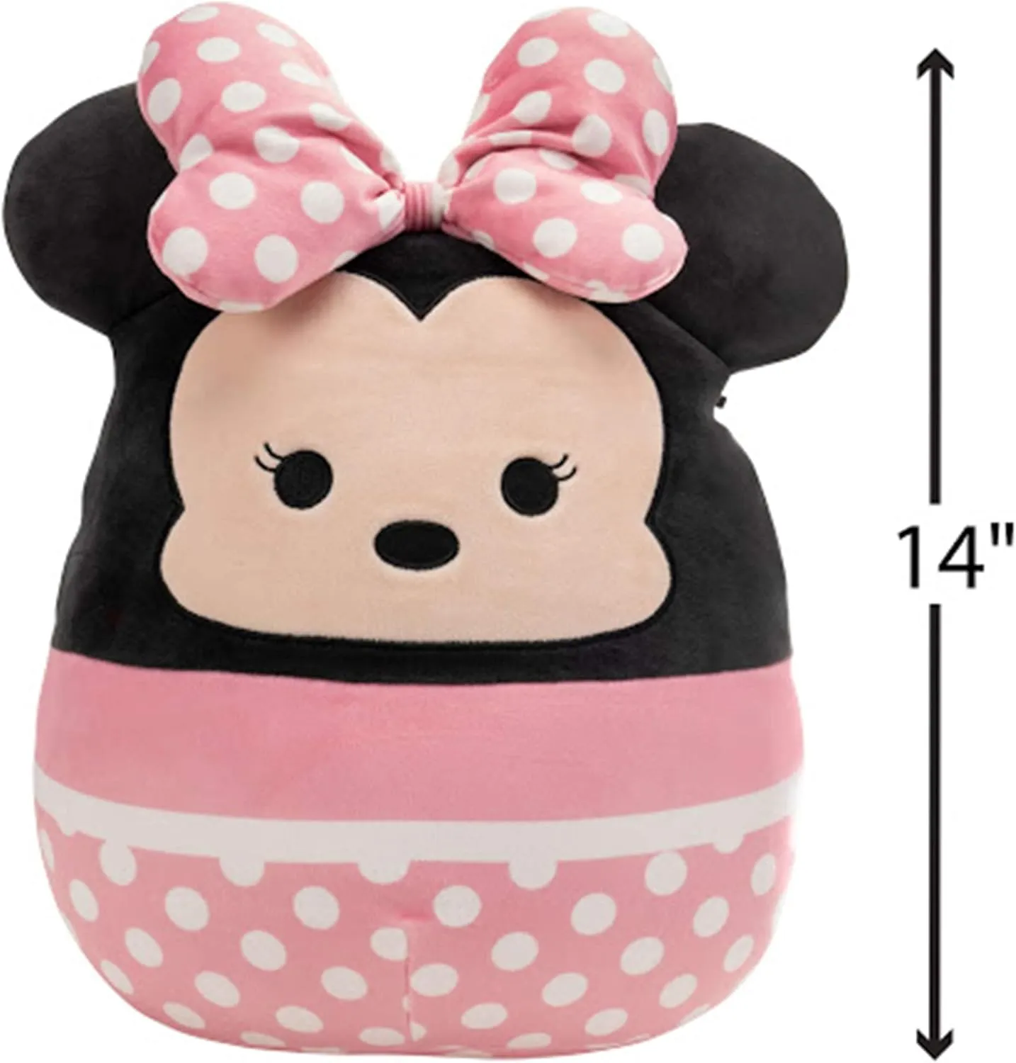 Squishmallows Disney 14-Inch Minnie Mouse Plush - Ultrasoft Stuffed Animal for Kids 3 