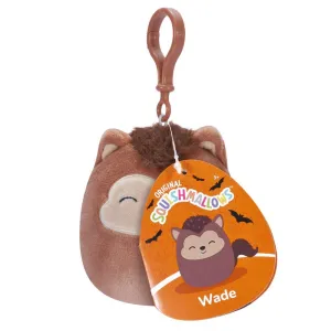Squishmallows Season Halloween 3.5 Inch Plush Clip-On Wade Werewolf