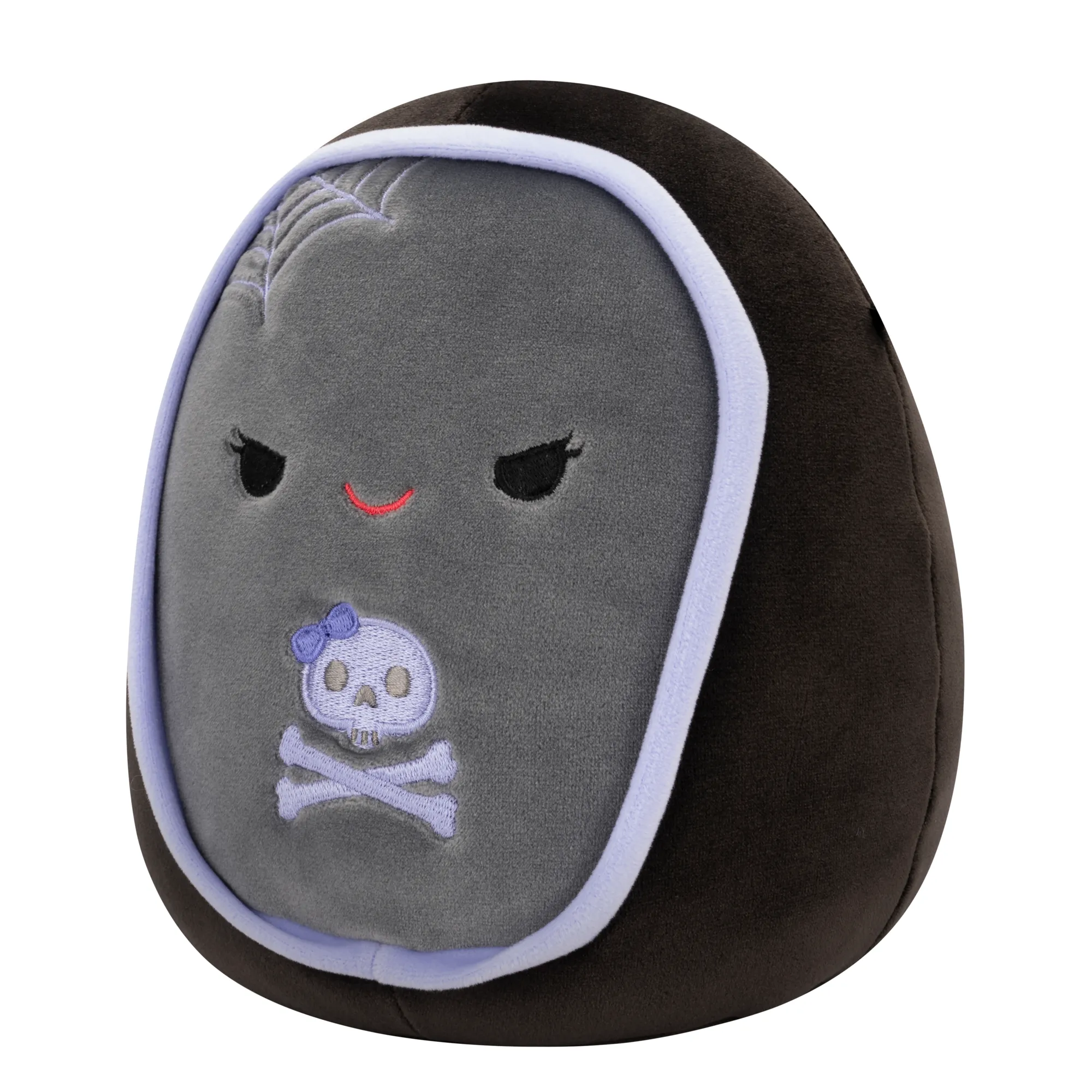 Squishmallows Season Halloween 7.5 Inch Plush Julianne Grey And Purple Coffin