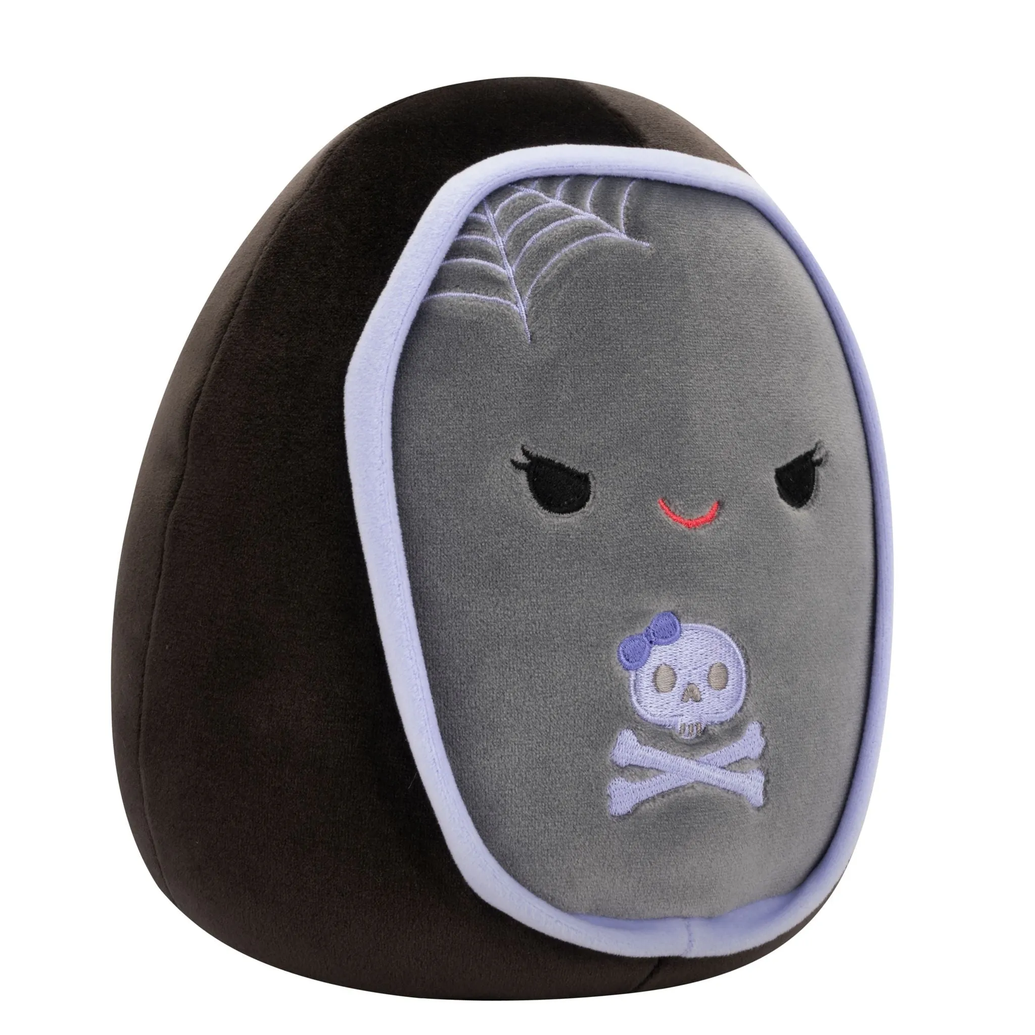 Squishmallows Season Halloween 7.5 Inch Plush Julianne Grey And Purple Coffin