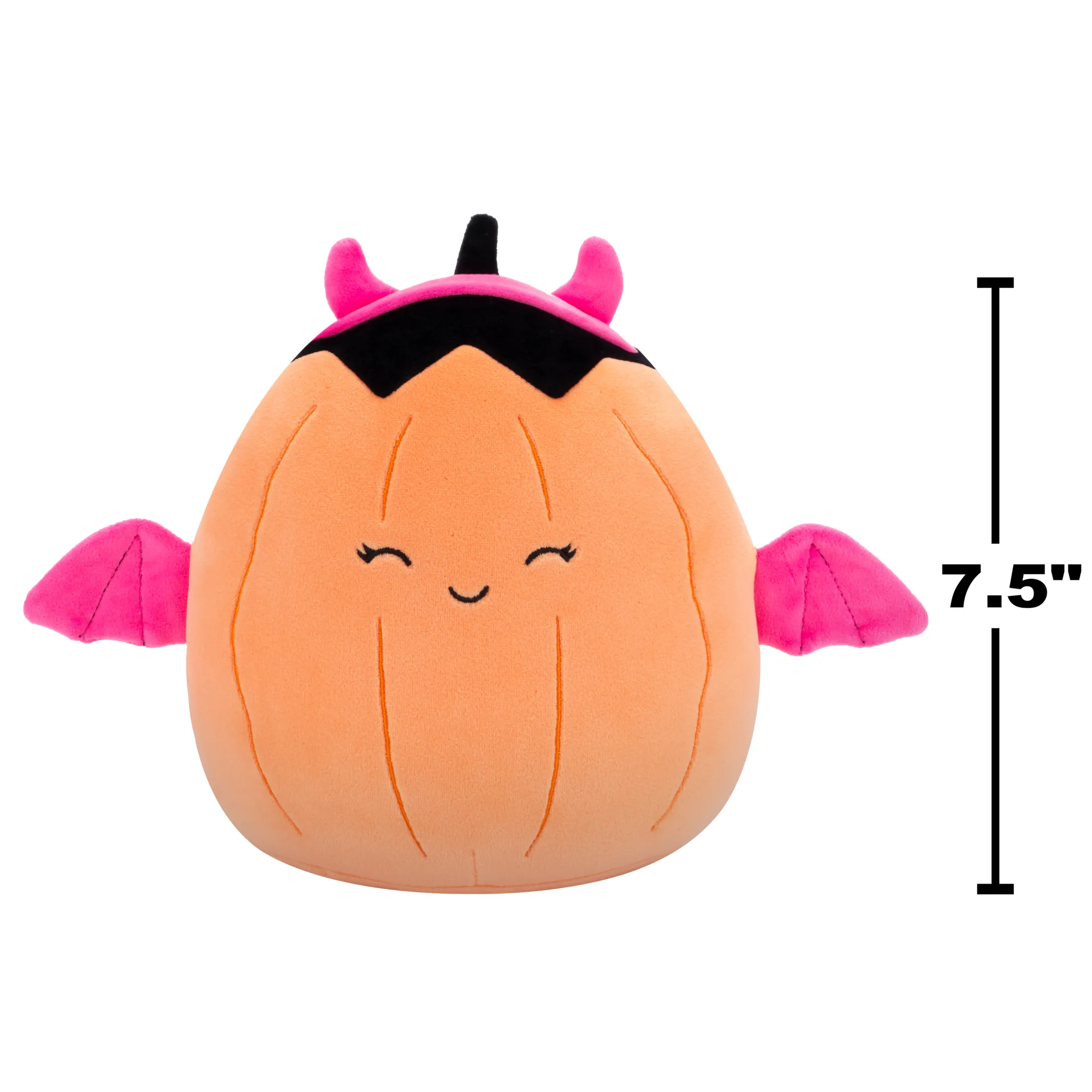 Squishmallows Season Halloween 7.5 Inch Plush Margie Pastel Orange Pumpkin