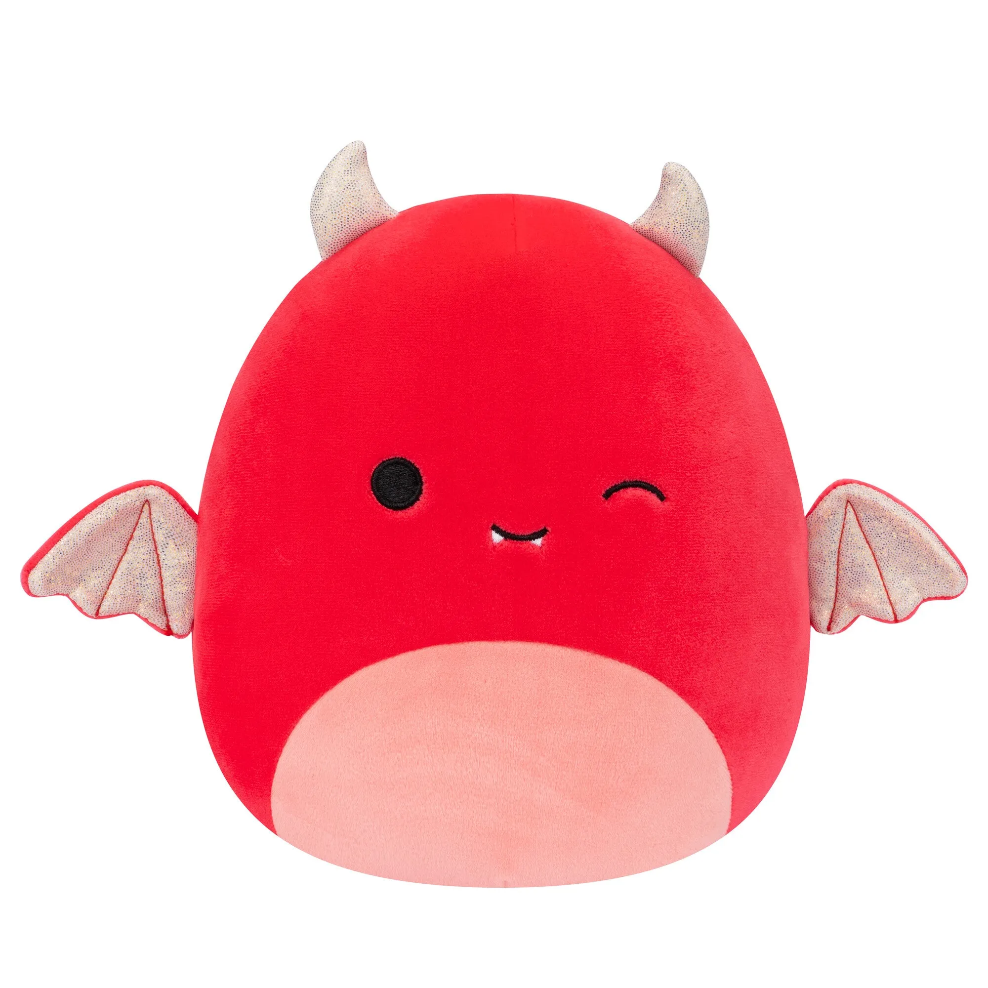 Squishmallows Season Halloween 7.5 Inch Plush Red Devil With Gold Wings