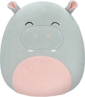 Squishmallows SQCR04133 Harrison - Grey Hippo 12"