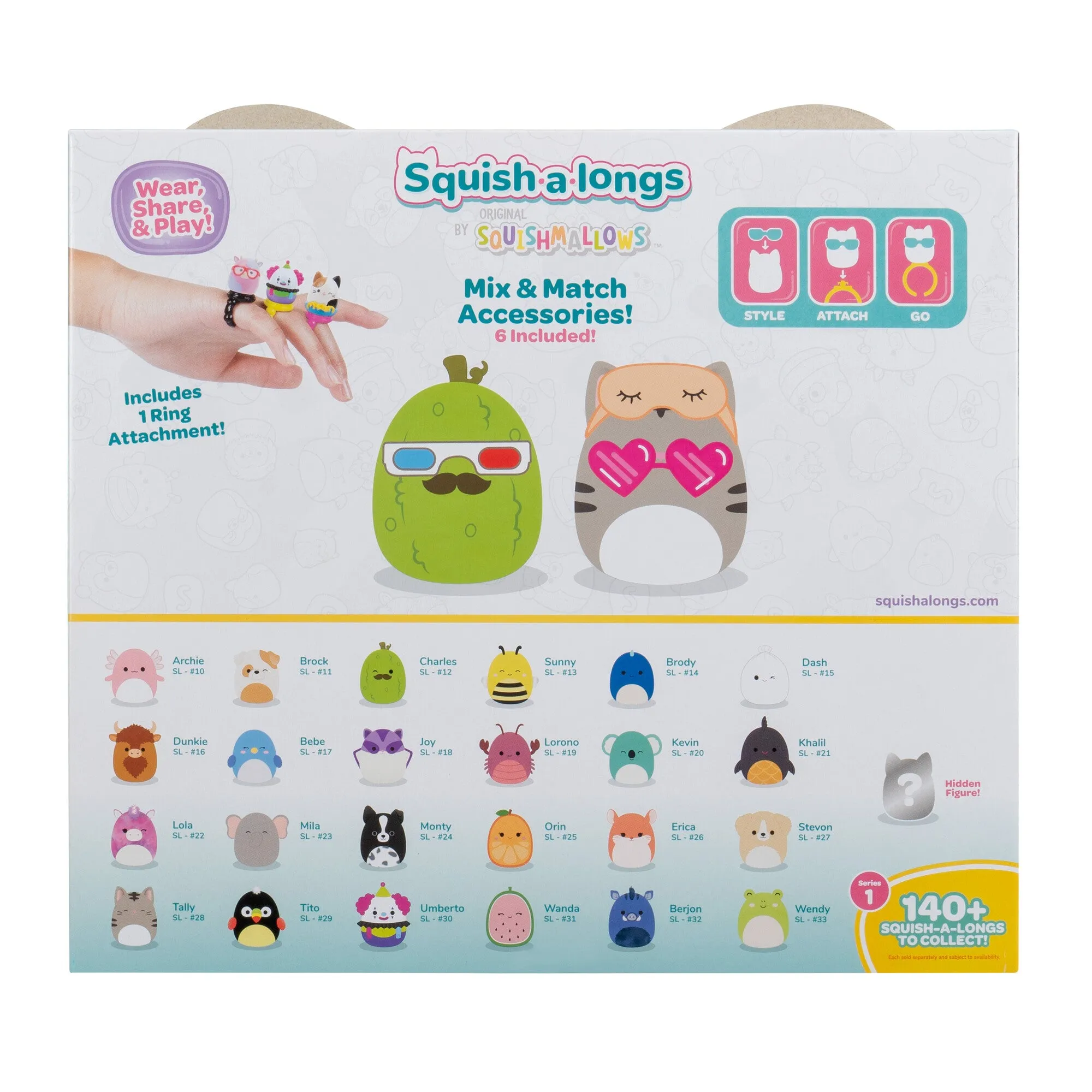 Squishmallows Squishalongs 25 Pack