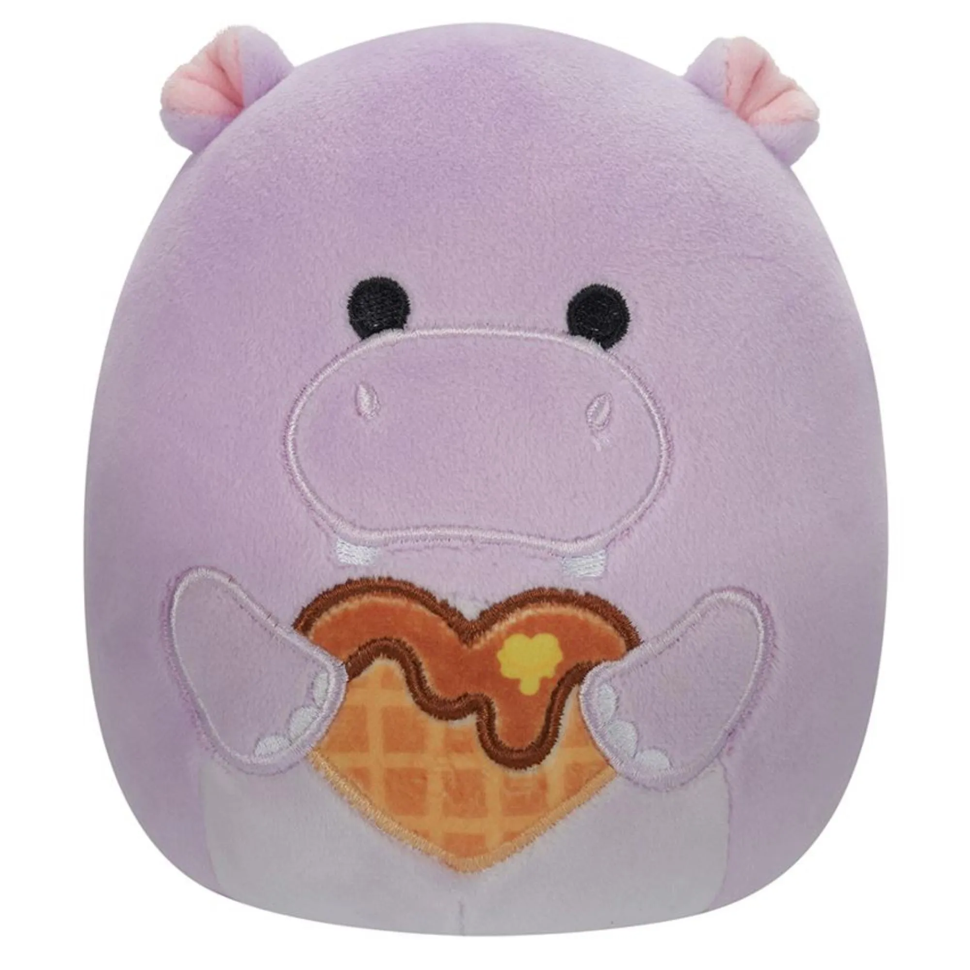 Squishmallows Valentines 7.5 Inch Plush Hanna The Purple Hippo