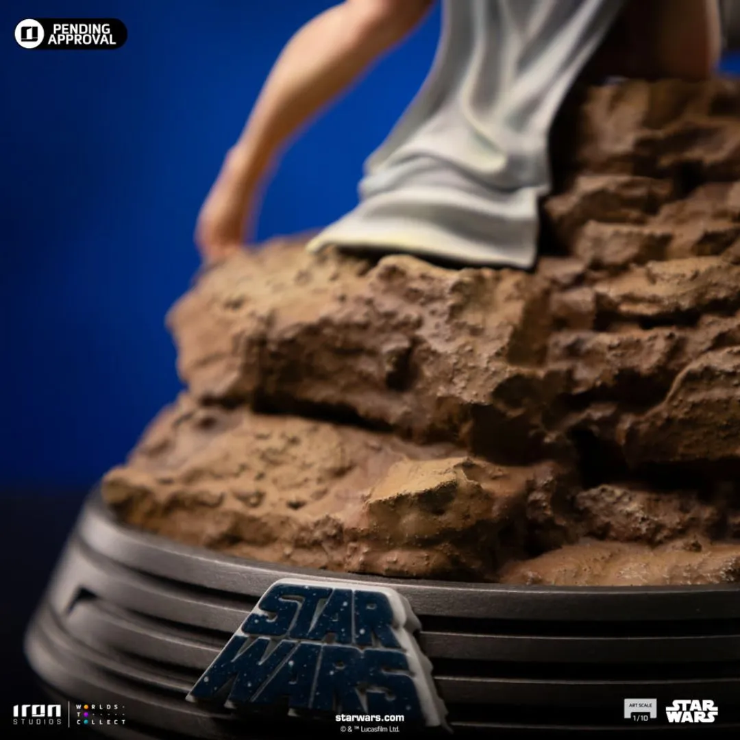 Star Wars Luke And Leia Statue By Iron Studios