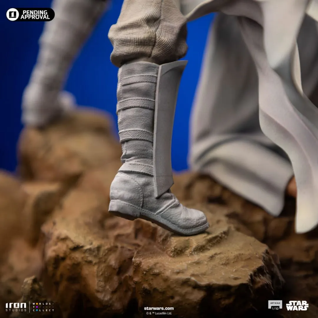 Star Wars Luke And Leia Statue By Iron Studios