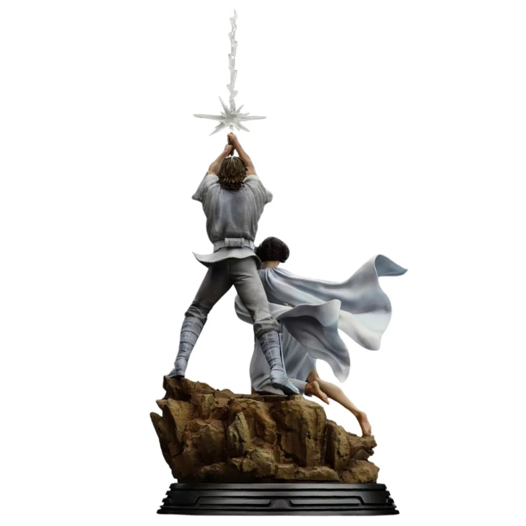 Star Wars Luke And Leia Statue By Iron Studios