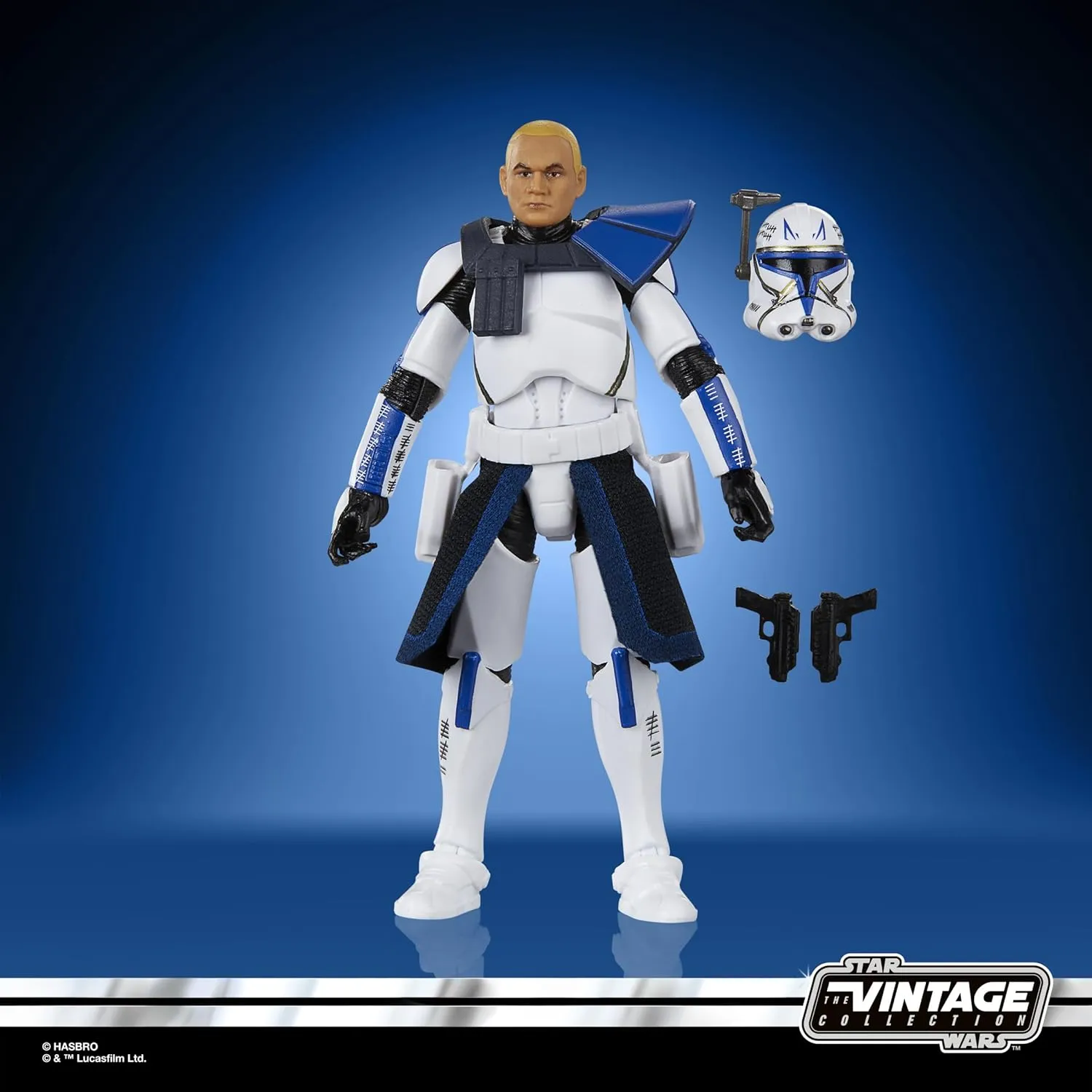 Star Wars The Vintage Collection Clone Commander Rex (Bracca Mission) - 3.75-Inch Action Figure for Ages 4 