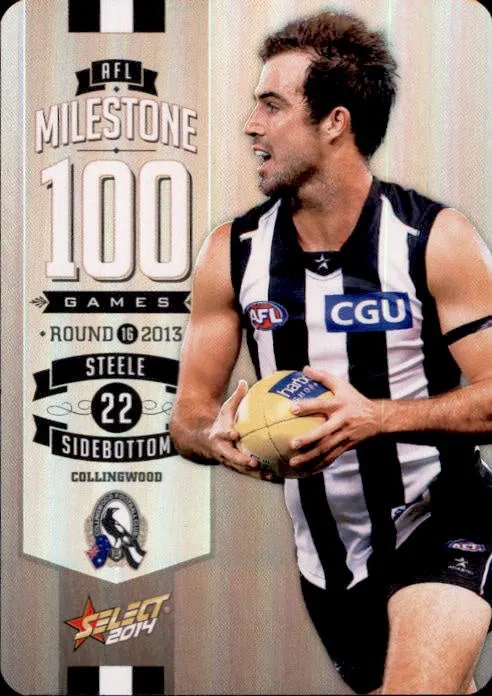 Steele Sidebottom, 100 Game Milestone, 2014 Select AFL Champions
