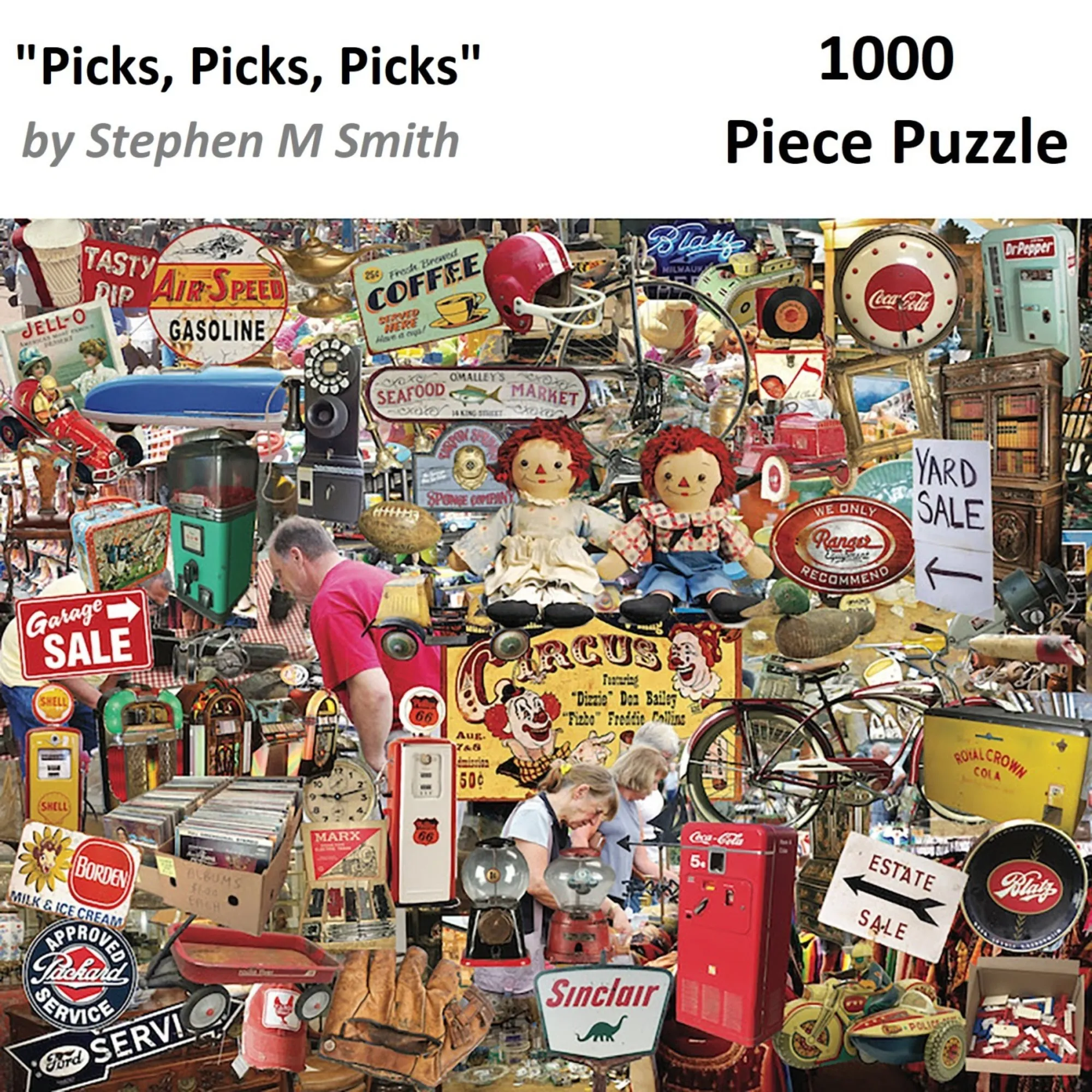 Stephen M Smith Picks, Picks, Picks Jigsaw Puzzle - 1000 pc