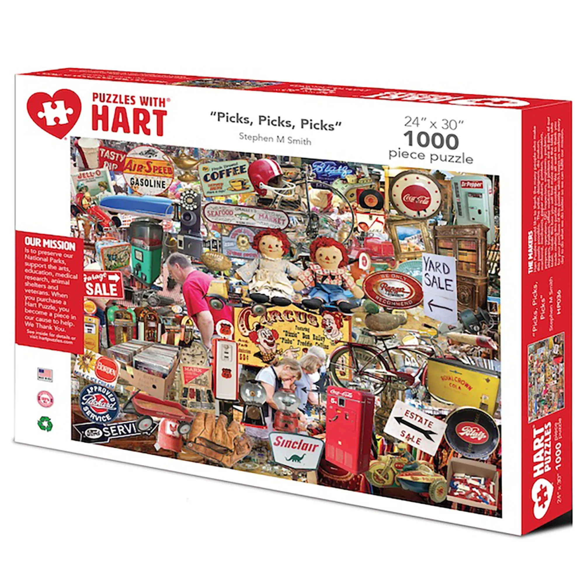 Stephen M Smith Picks, Picks, Picks Jigsaw Puzzle - 1000 pc