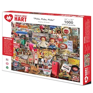 Stephen M Smith Picks, Picks, Picks Jigsaw Puzzle - 1000 pc