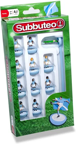 Subbuteo 3405 Team Player Set Contains a Goalkeeper, Blue White