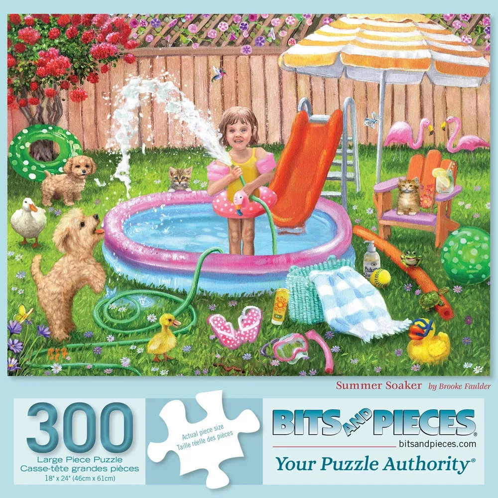 Summer Soaker Jigsaw Puzzle Bits and Pieces