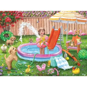 Summer Soaker Jigsaw Puzzle Bits and Pieces