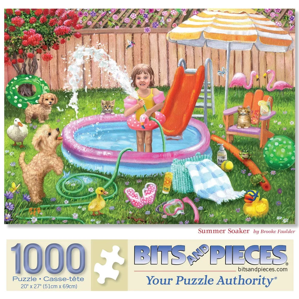 Summer Soaker Jigsaw Puzzle Bits and Pieces