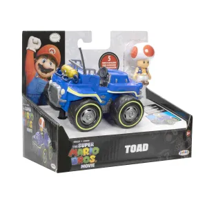 Super Mario Bros. Movie 6.35cm Figure With Kart Toad