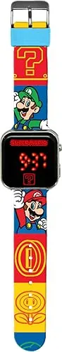 Super Mario LED Light Up Watch - Kids Euroswan GSM4236 (2023)