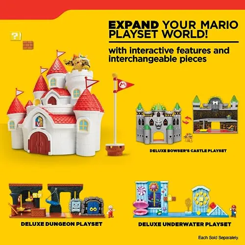 Super Mario - Nintendo Switch Mushroom Kingdom Deluxe Playset (2023)