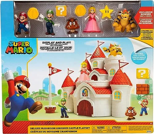 Super Mario - Nintendo Switch Mushroom Kingdom Deluxe Playset (2023)