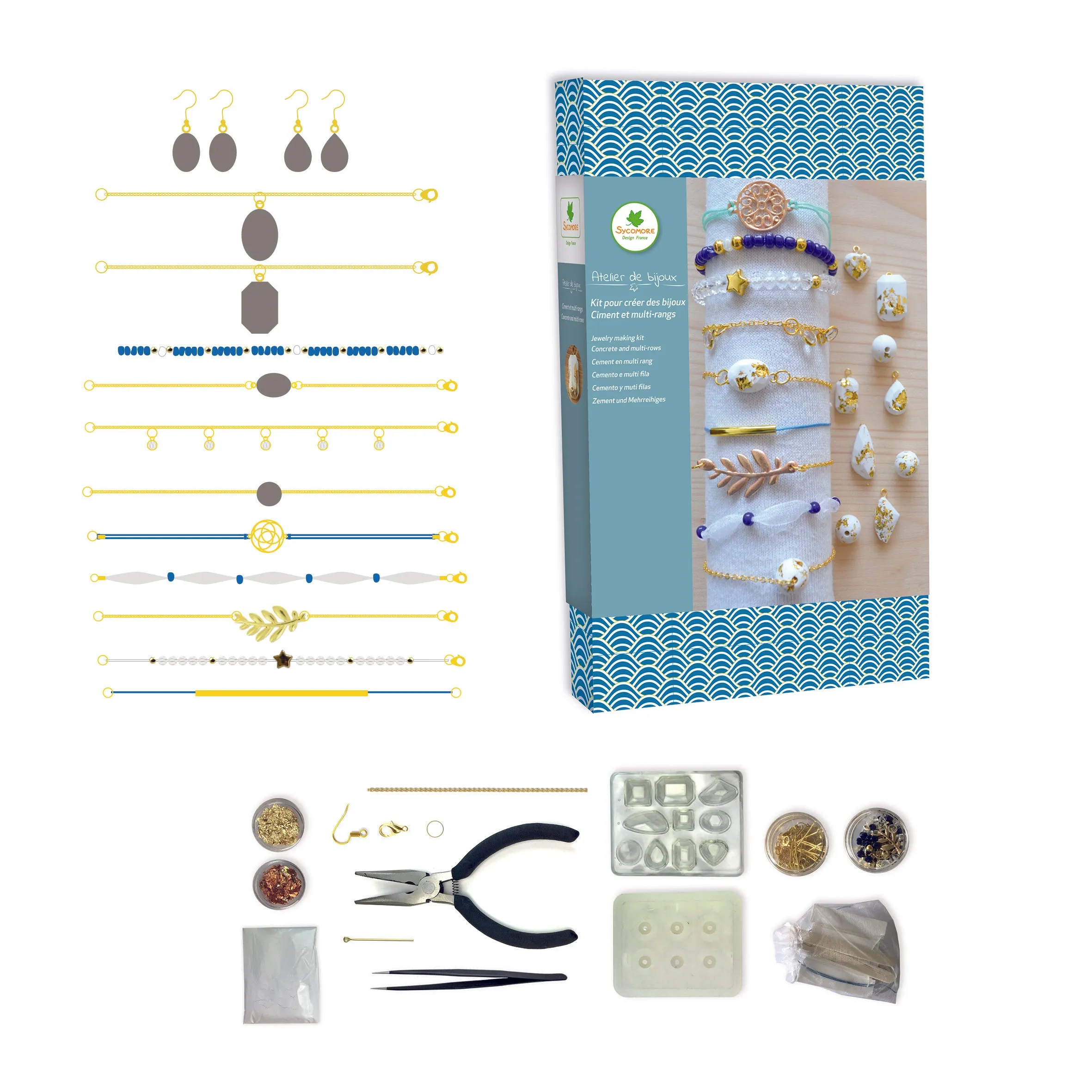 Sycomore Polymer Clay Jewelry