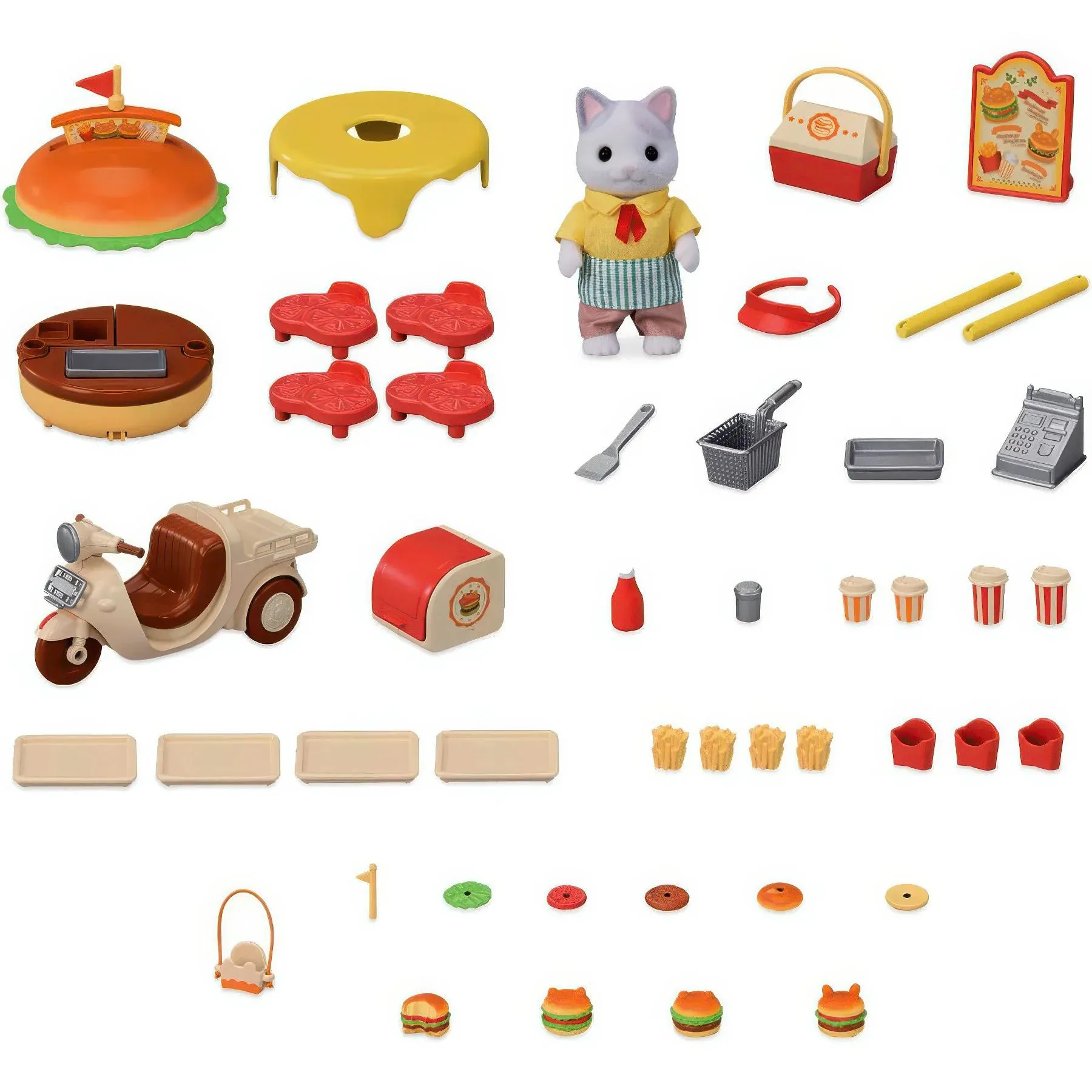 Sylvanian Families 5757 Hamburger Stand