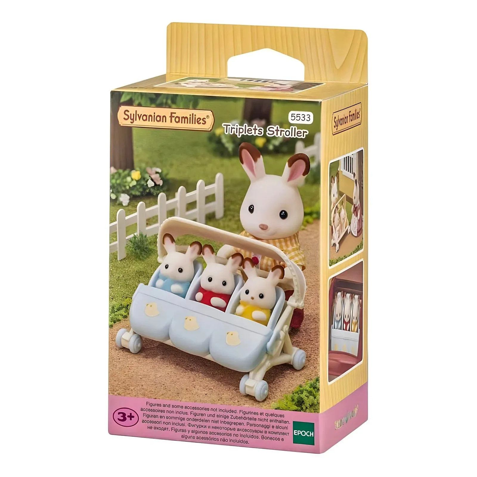 Sylvanian Families Triplets Stroller