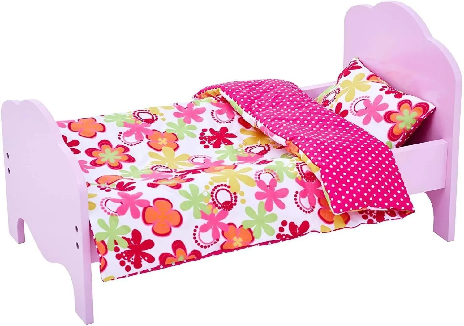Teamson USA TD-11929-1F Single Bed with Bedding